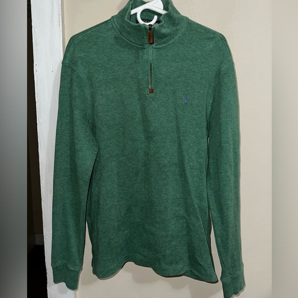 Men’s Polo Ralph Lauren Quarter Zip Sweater - Size M